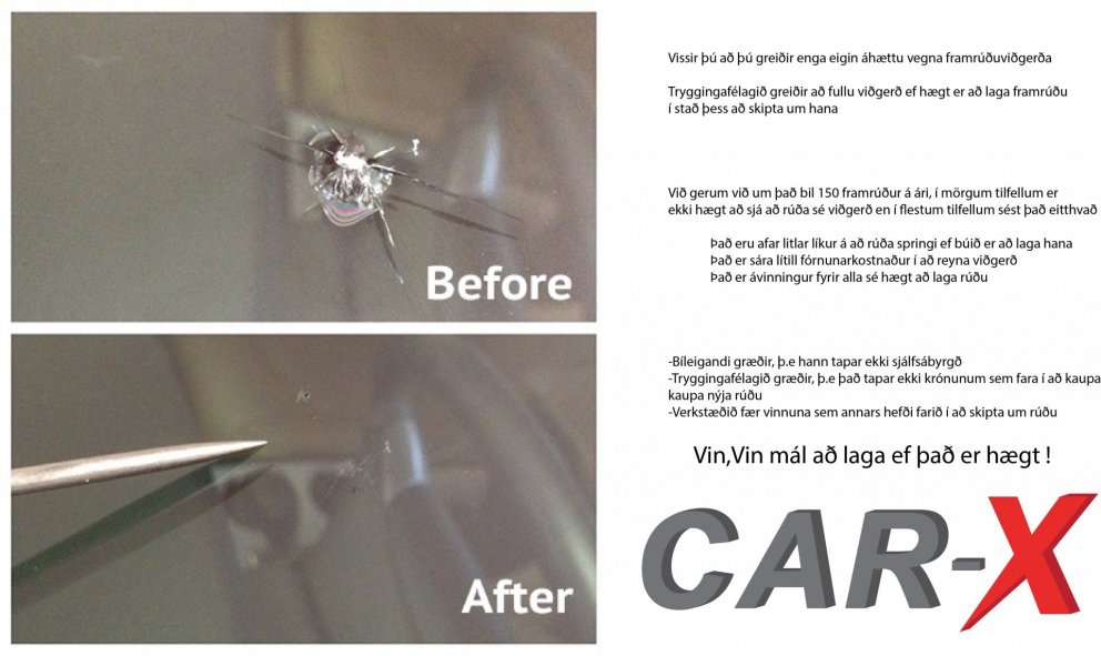 Framrúðuviðgerðir